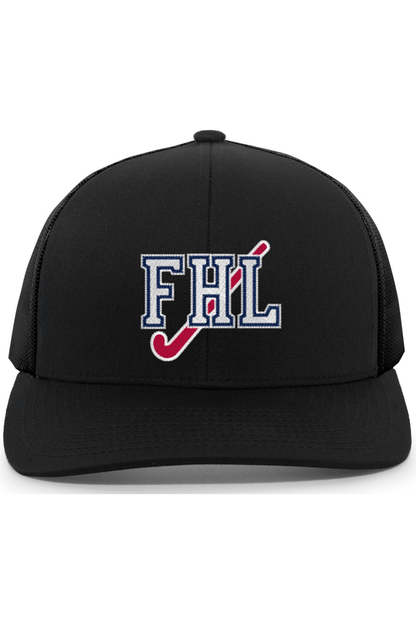 Field Hockey Life Embroidered Trucker Hat Signature Lacrosse