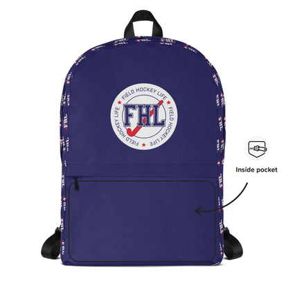 Field Hockey Life Travel Backpack Signature Lacrosse