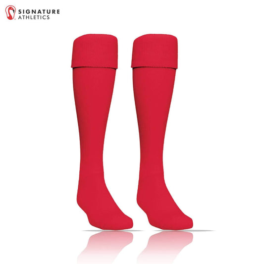 Field Hockey Life Women's Red Allplayer Socks: Field Hockey Life Signature Lacrosse