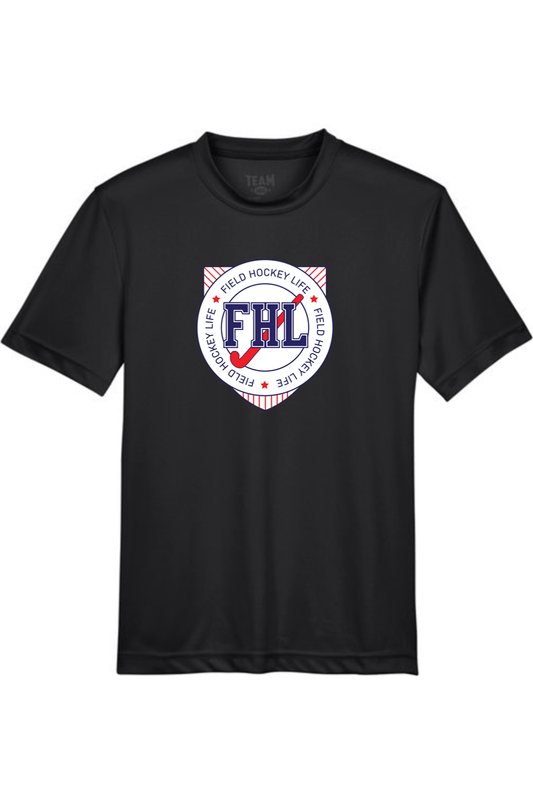 Field Hockey Life Youth Athletic T-Shirt Signature Lacrosse