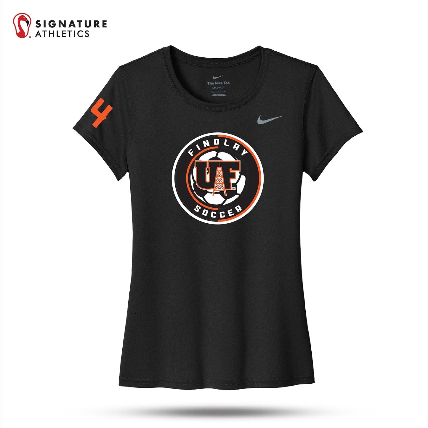 Findley Soccer Black Nike Women's Team rLegend Tee: Findley Soccer Signature Lacrosse