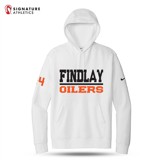 Findley Soccer Nike Club Fleece Sleeve Swoosh Pullover Hoodie: Findley Soccer Signature Lacrosse