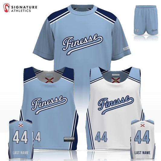 Finesse Lacrosse Men's 3 Piece Player Package: U8 Signature Lacrosse