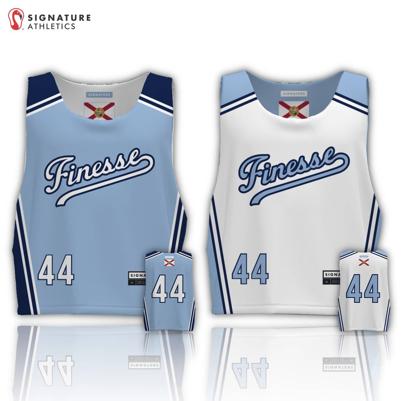 Finesse Lacrosse Men's Basic Tournament Pinnie Signature Lacrosse