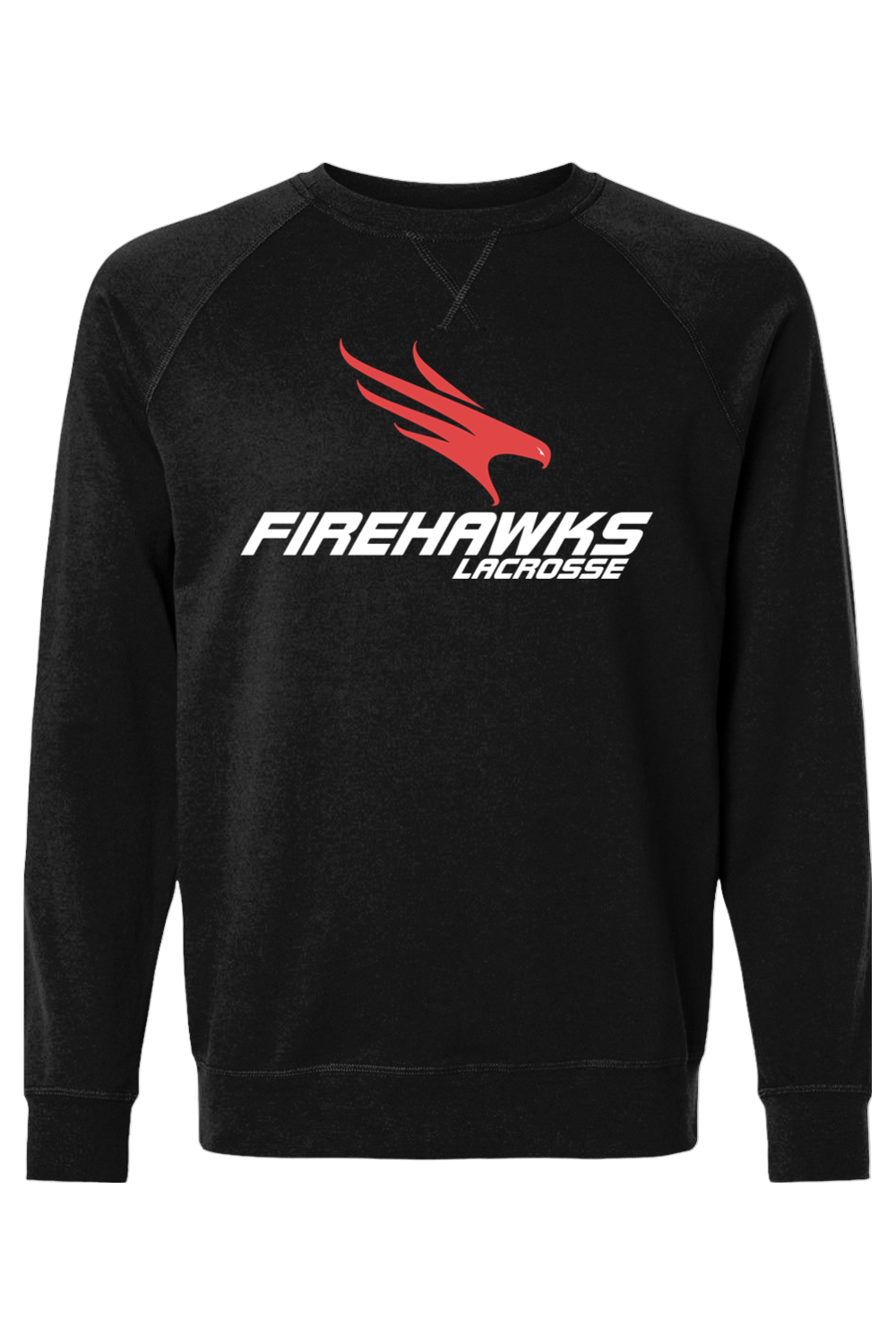 Firehawks Lacrosse Adult Heavyweight Raglan Long Sleeve Signature Lacrosse