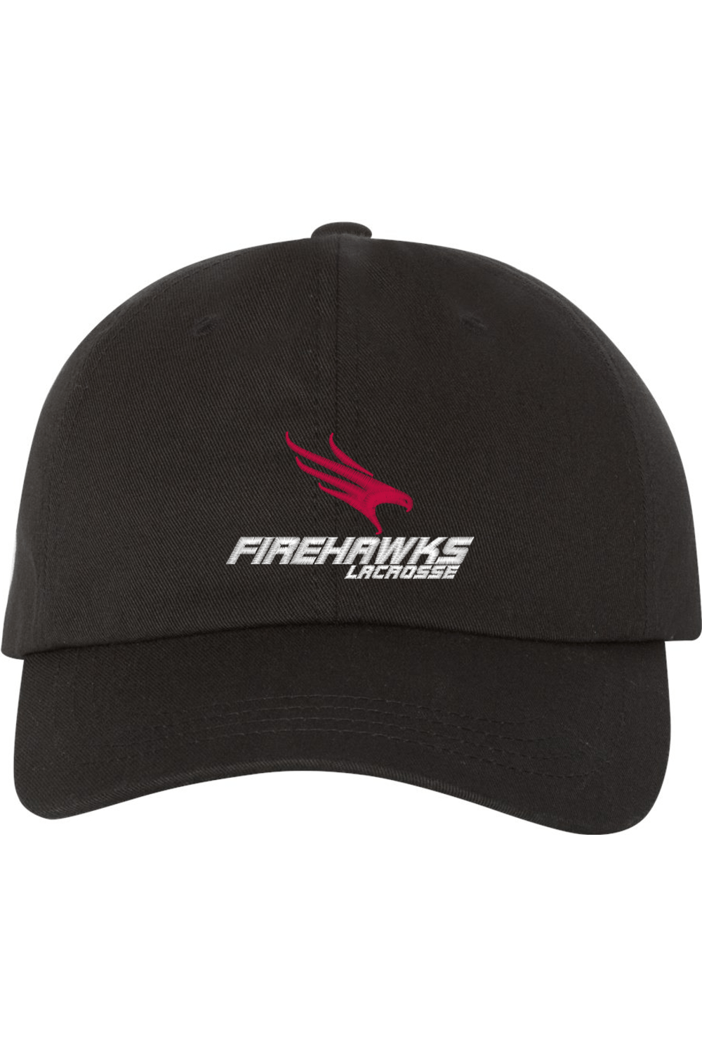 Firehawks Lacrosse Embroidered Dad Hat Signature Lacrosse