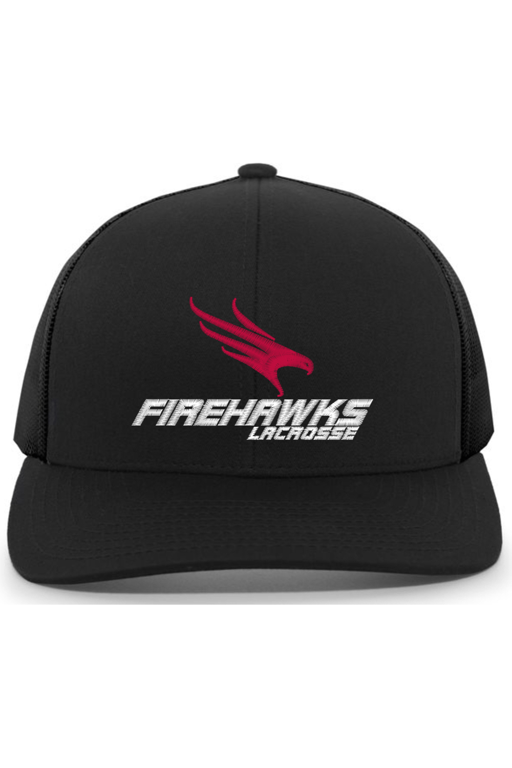 Firehawks Lacrosse Embroidered Trucker Hat Signature Lacrosse