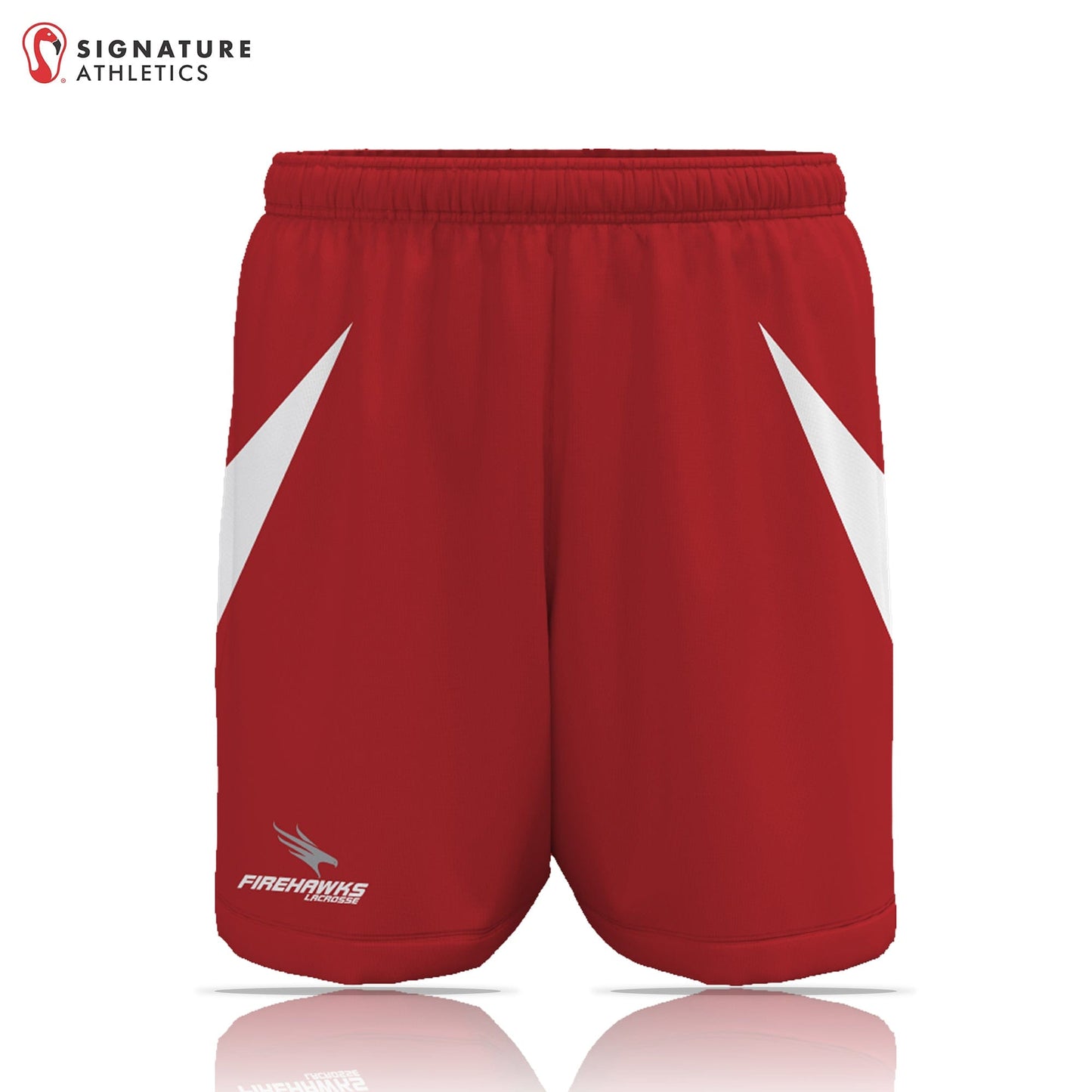 Firehawks Lacrosse Men's Player Game Shorts: 12U Signature Lacrosse