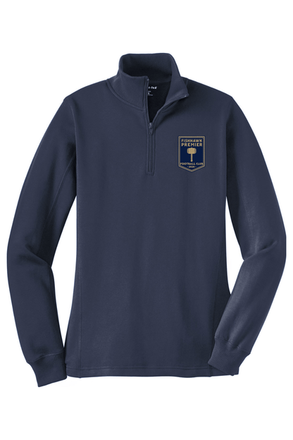 Fishhawk Premier Adult Women's Embroidered Quarter-Zip Pullover Signature Lacrosse