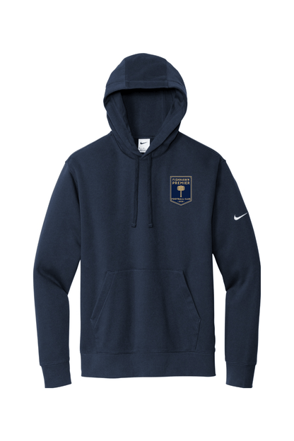 Fishhawk Premier Embroidered Nike Club Fleece Sleeve Swoosh Pullover Hoodie Signature Lacrosse