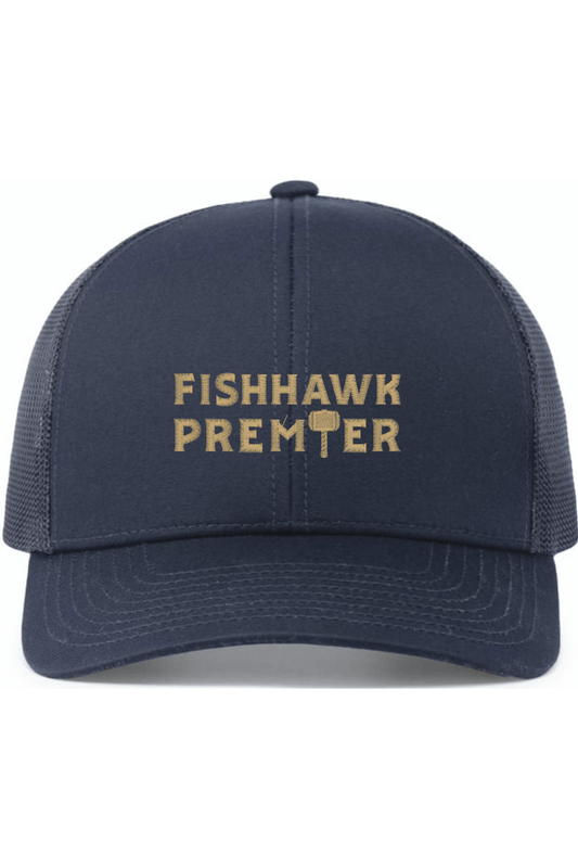 Fishhawk Premier Embroidered Trucker Hat Signature Lacrosse