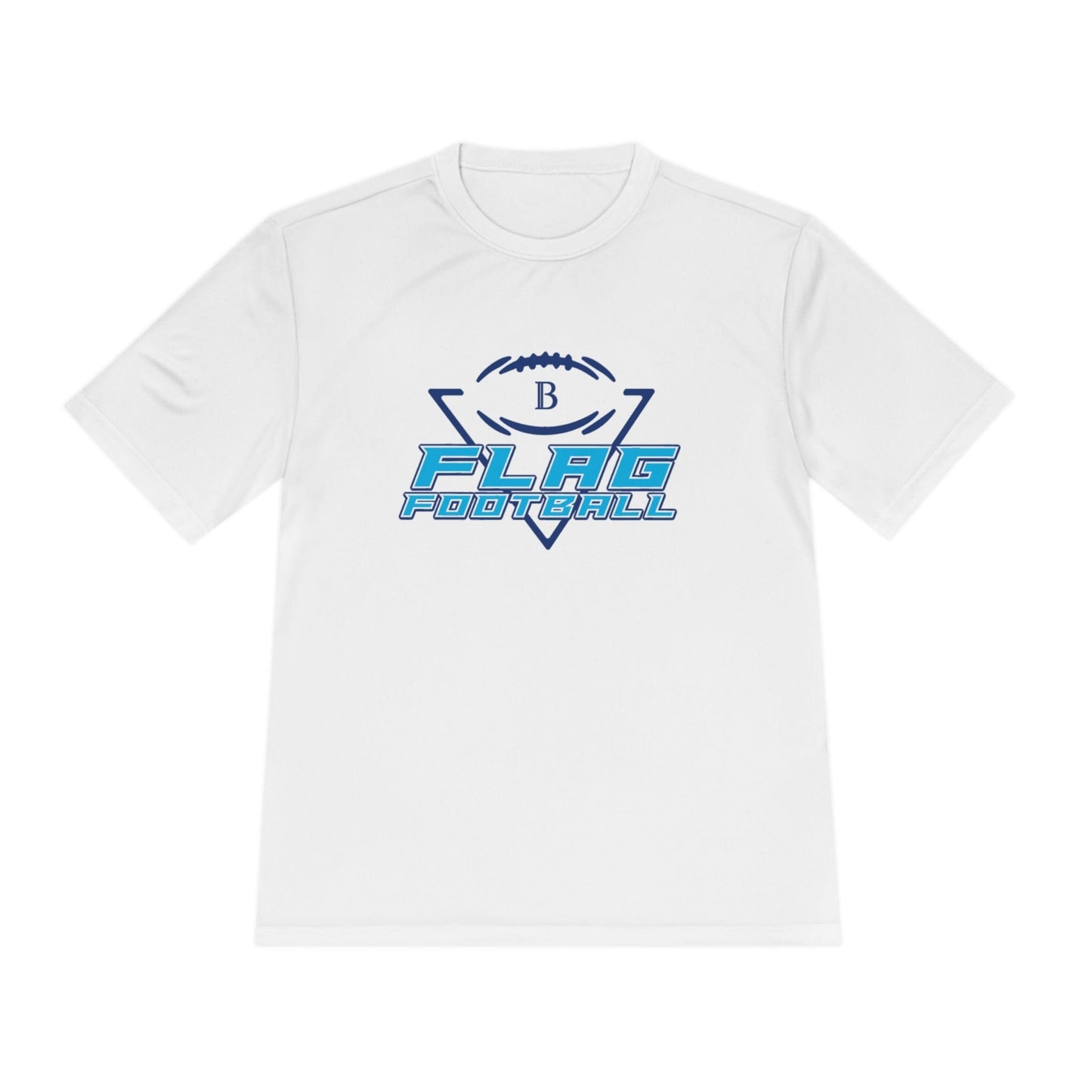 Flag Football Adult Athletic T-Shirt Signature Lacrosse