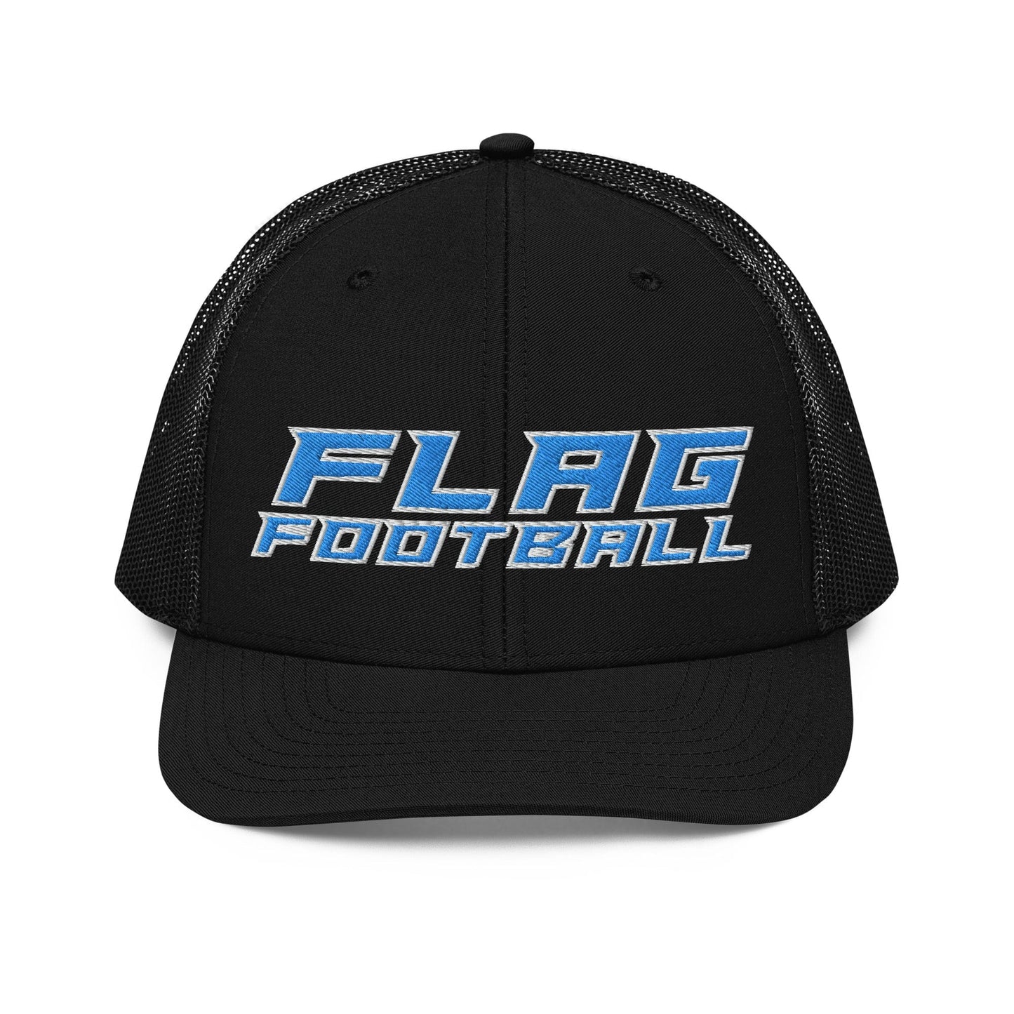 Flag Football Embroidered Trucker Hat Signature Lacrosse