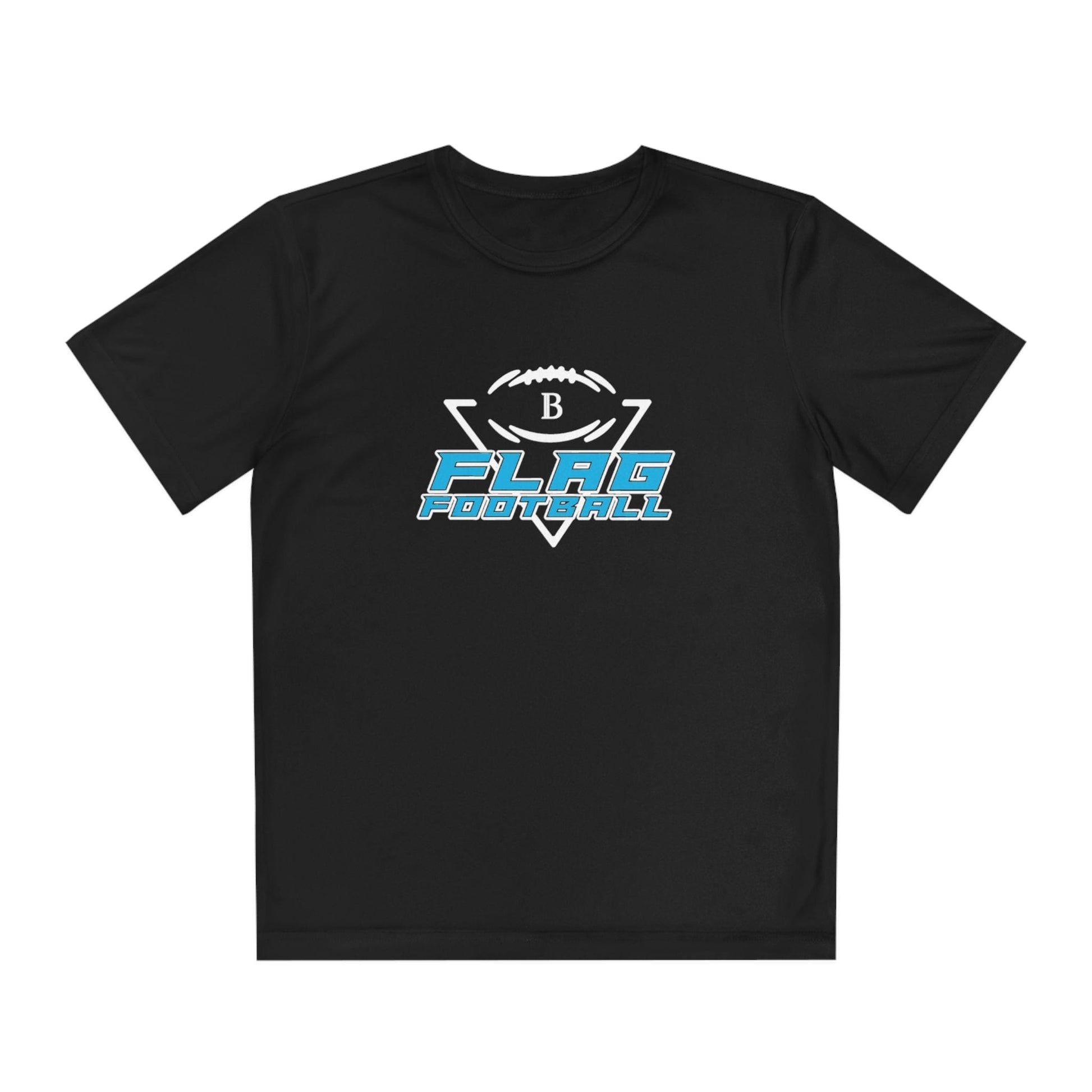 Flag Football Youth Athletic T-Shirt Signature Lacrosse