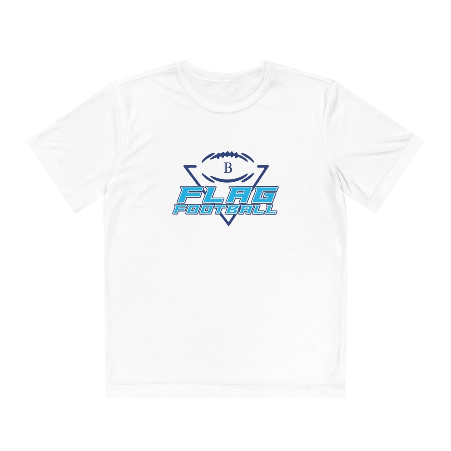 Flag Football Youth Athletic T-Shirt Signature Lacrosse