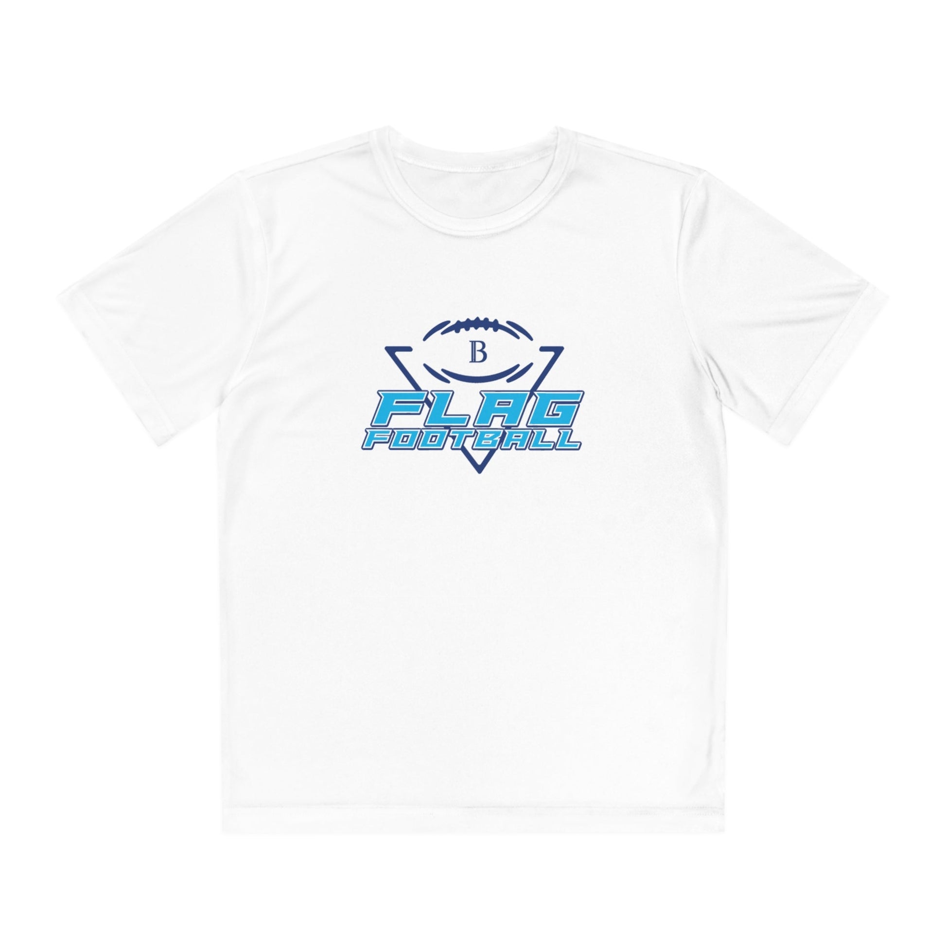 Flag Football Youth Athletic T-Shirt Signature Lacrosse