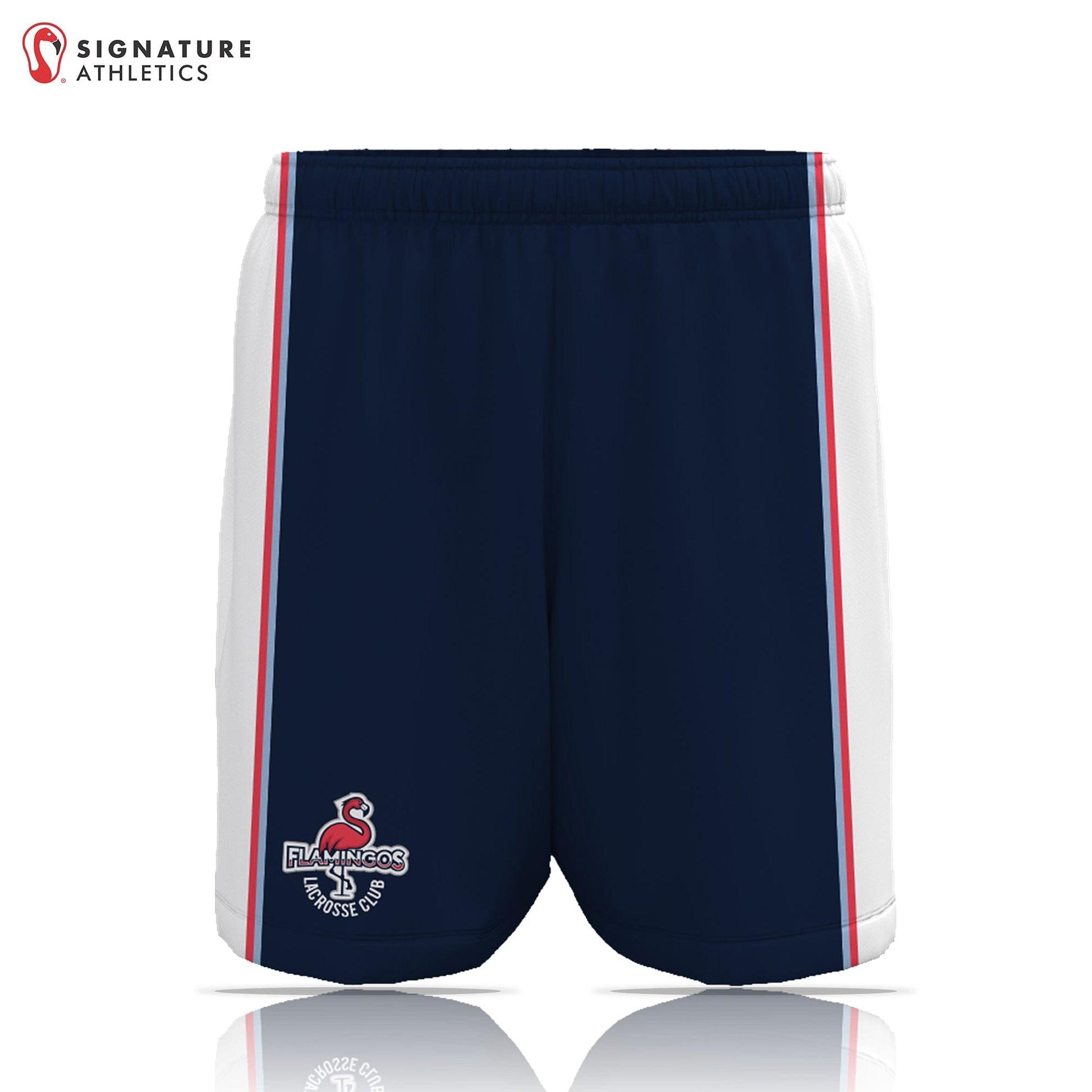 Flamingos Lacrosse Club Men's Game Shorts - No Number: Novice Signature Lacrosse
