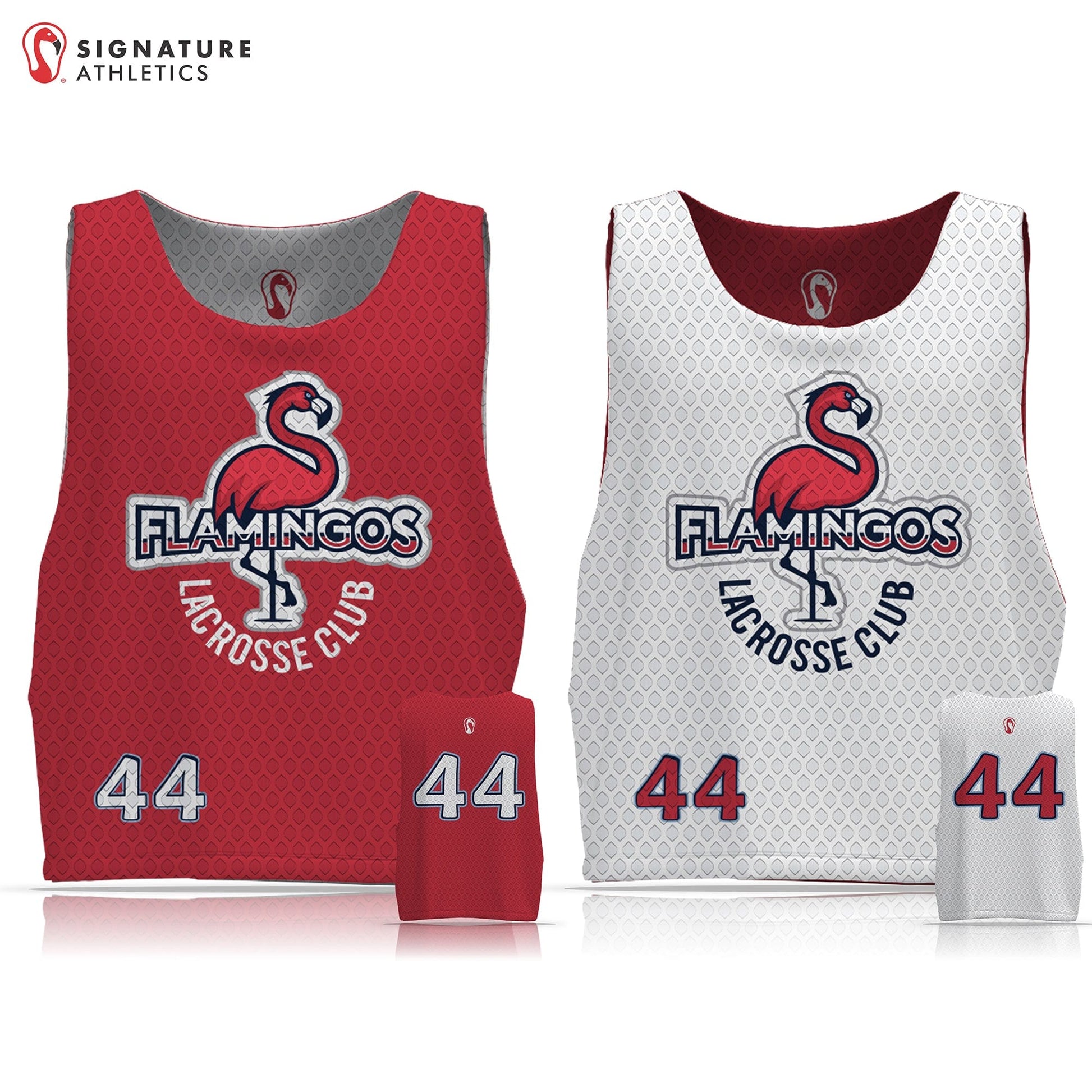 Flamingos Lacrosse Club Men's Men's Reversible Practice Pinnie: 2031 Signature Lacrosse