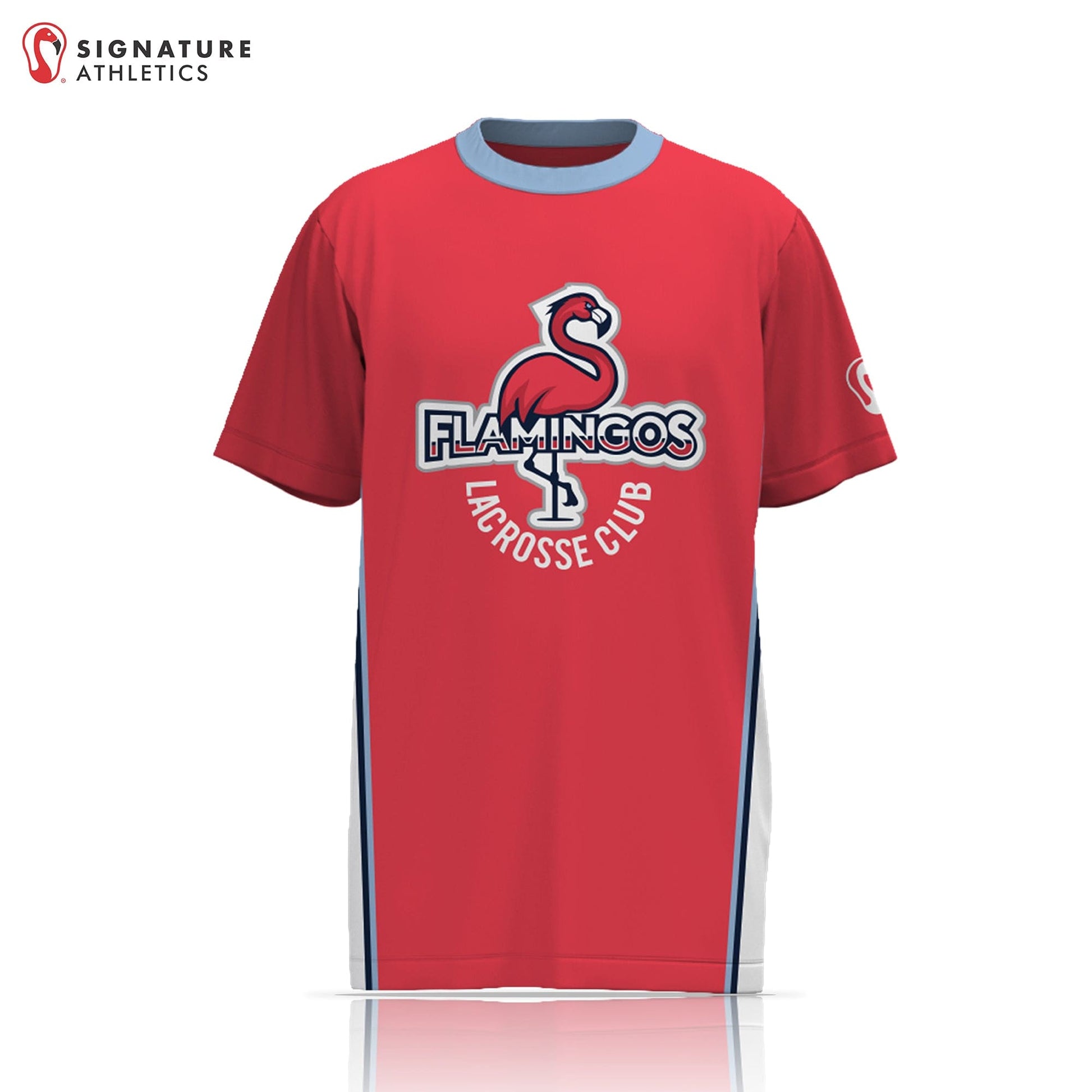 Flamingos Lacrosse Club Men's Short Sleeve Tech Tee: Bantam Signature Lacrosse