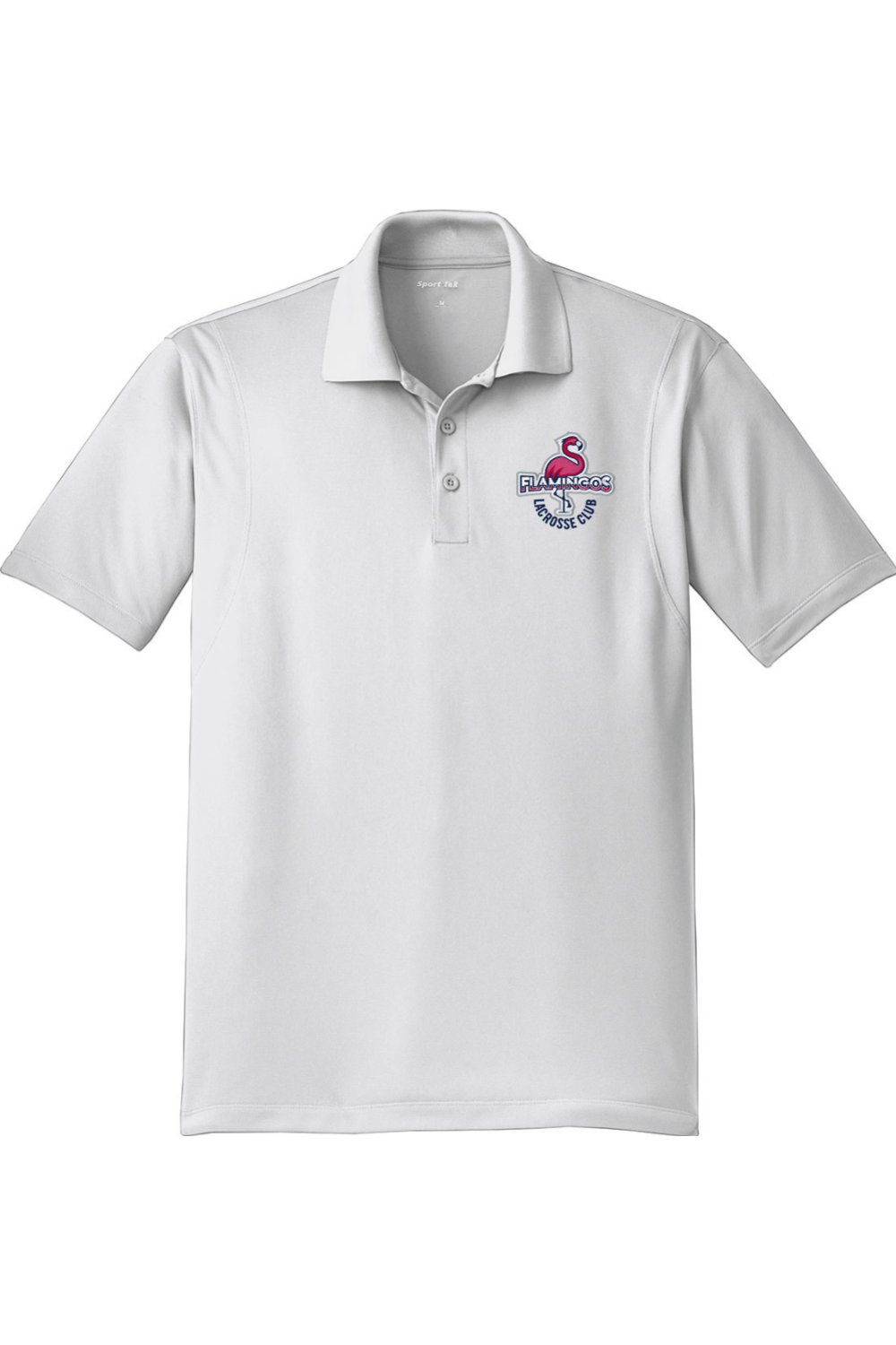 Flamingos LC Adult Embroidered Athletic Polo Signature Lacrosse