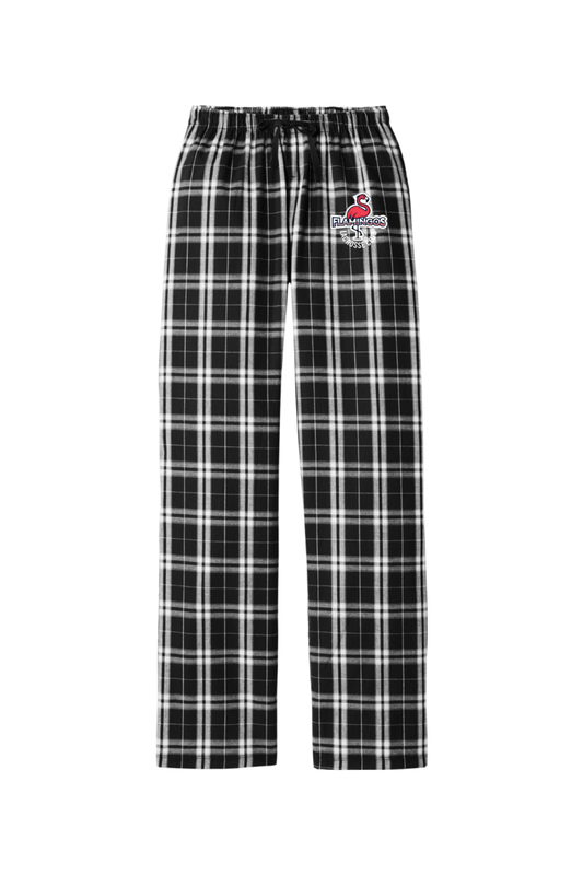 Flamingos LC Adult Women's Flannel Plaid Pants Signature Lacrosse