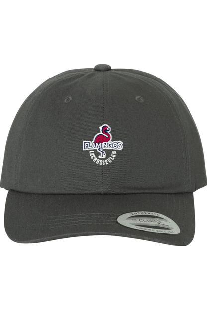 Flamingos LC Embroidered Dad Hat Signature Lacrosse
