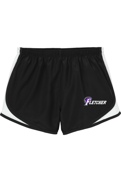 Fletcher High School Lacrosse Adult Athletic Women's Shorts Signature Lacrosse