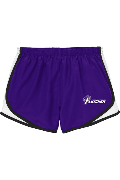 Fletcher High School Lacrosse Adult Athletic Women's Shorts Signature Lacrosse