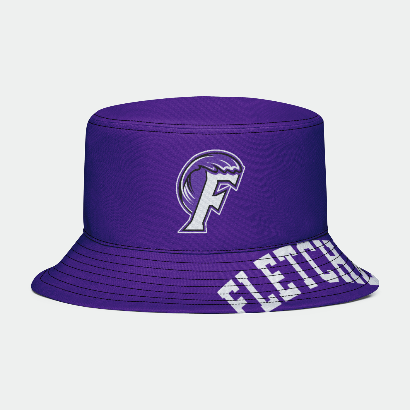 Fletcher High School Lacrosse Adult Bucket Hat Signature Lacrosse