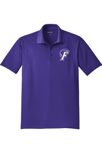 Fletcher High School Lacrosse Adult Embroidered Athletic Polo Signature Lacrosse