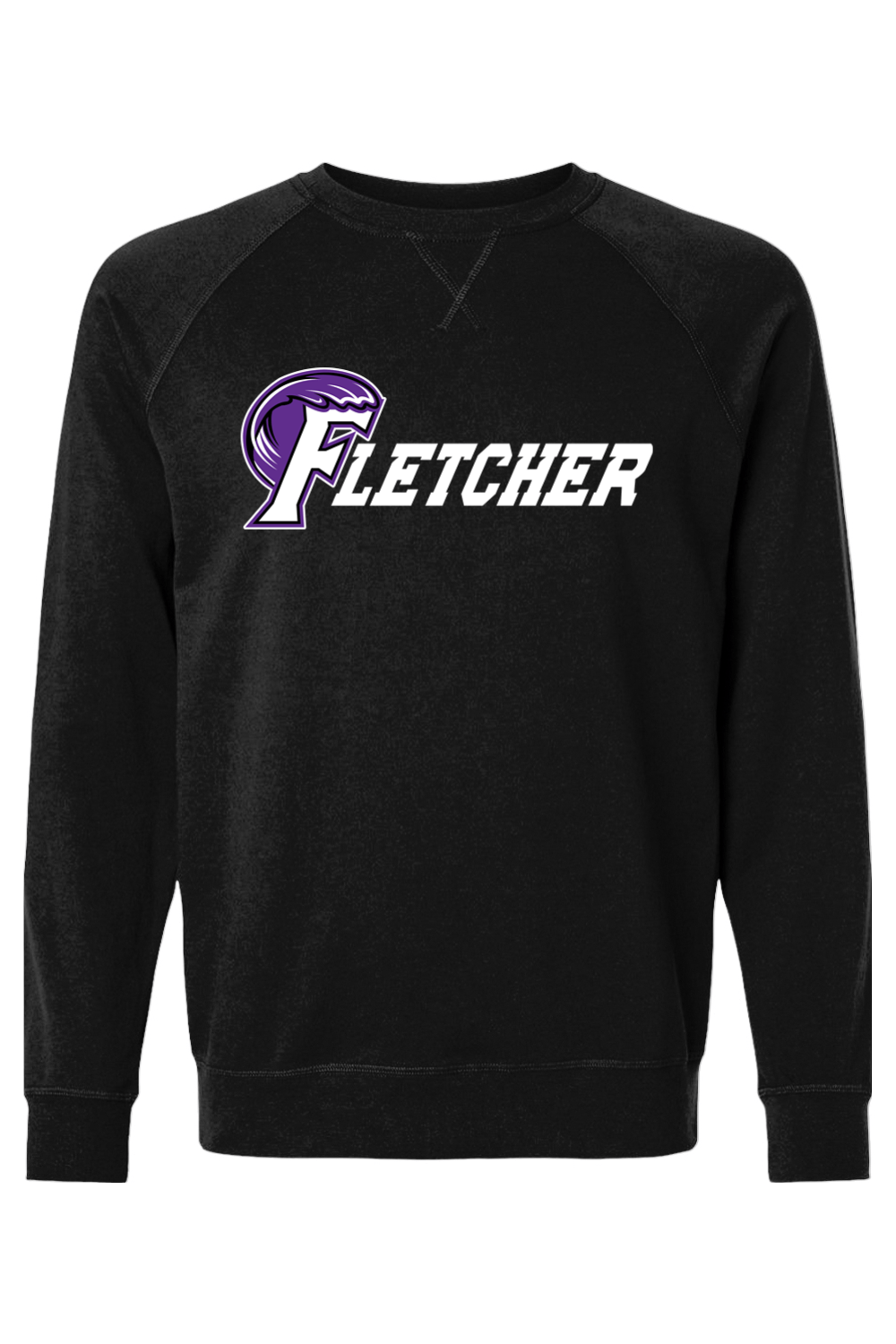 Fletcher High School Lacrosse Adult Heavyweight Raglan Long Sleeve Signature Lacrosse