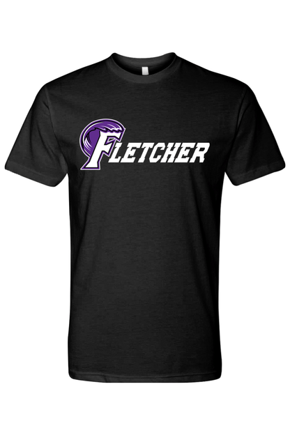 Fletcher High School Lacrosse Adult Men's T-Shirt Signature Lacrosse