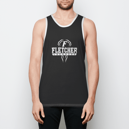 Fletcher High School Lacrosse Adult Men's Tank Top Signature Lacrosse