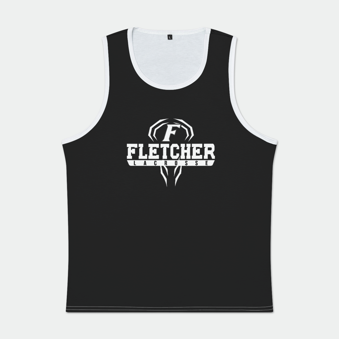 Fletcher High School Lacrosse Adult Men's Tank Top Signature Lacrosse