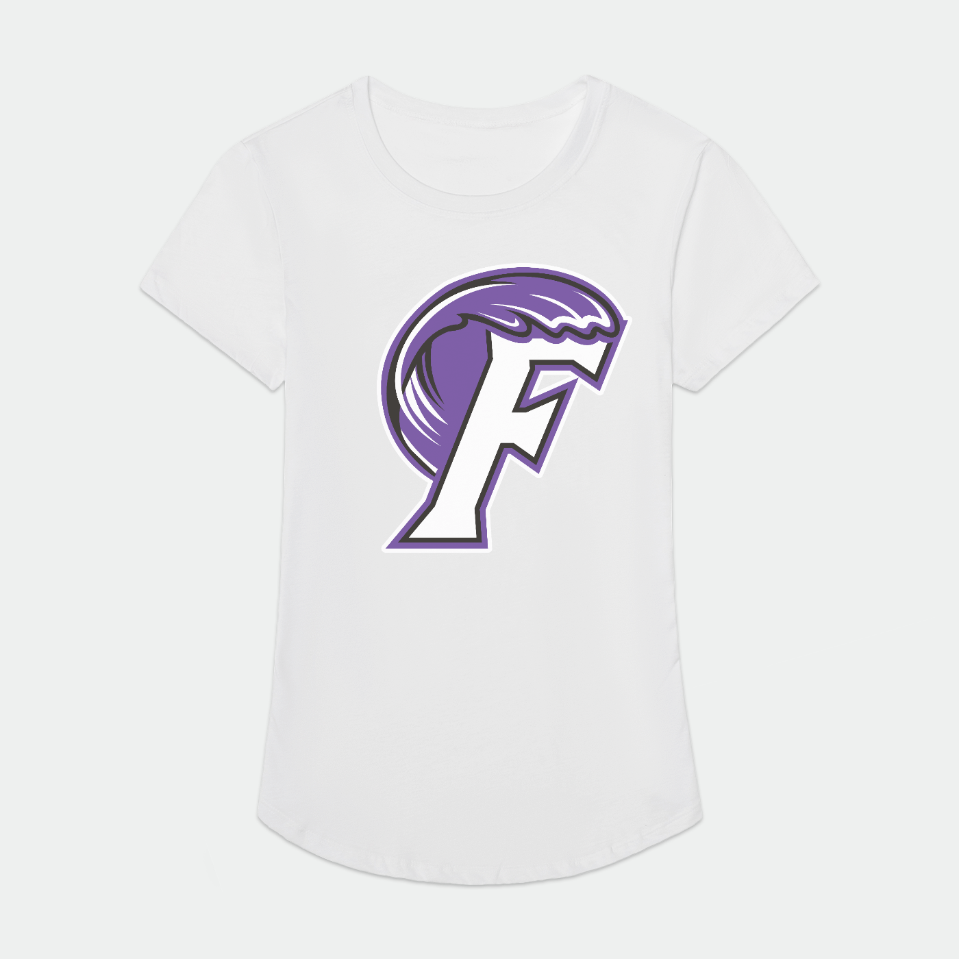 Fletcher High School Lacrosse Adult Women's Athletic T-Shirt Signature Lacrosse