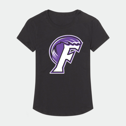 Fletcher High School Lacrosse Adult Women's Athletic T-Shirt Signature Lacrosse