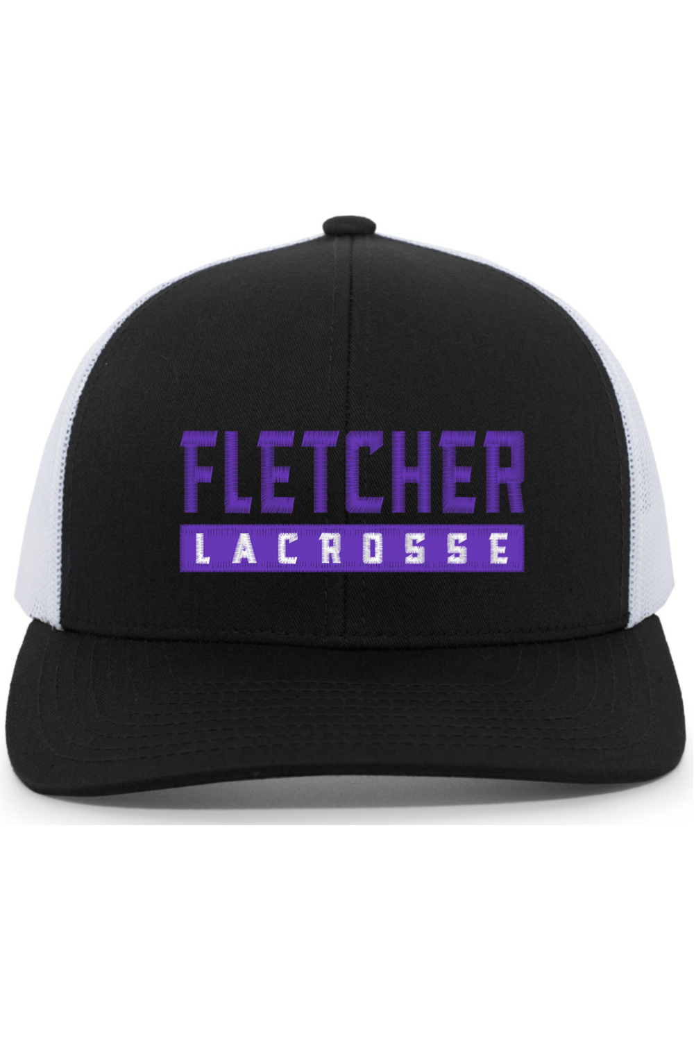 Fletcher High School Lacrosse Embroidered Trucker Hat Signature Lacrosse