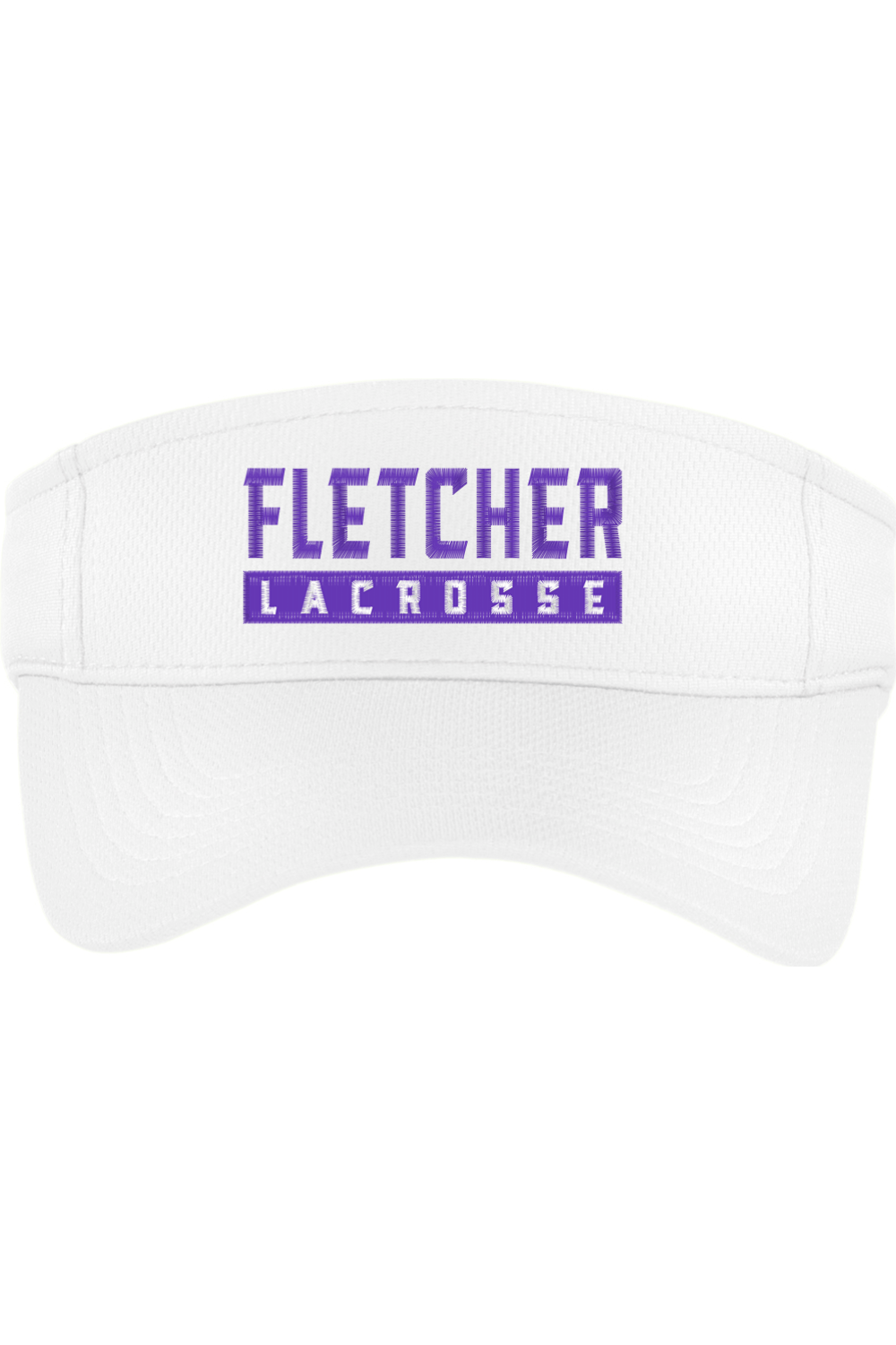 Fletcher High School Lacrosse Embroidered Visor Signature Lacrosse