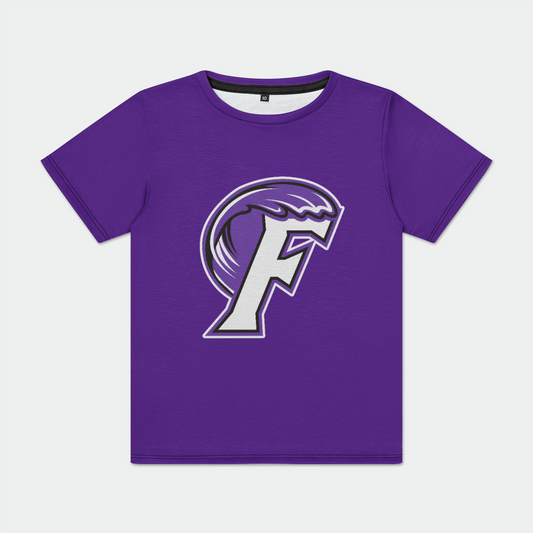 Fletcher High School Lacrosse Youth Athletic T-Shirt Signature Lacrosse