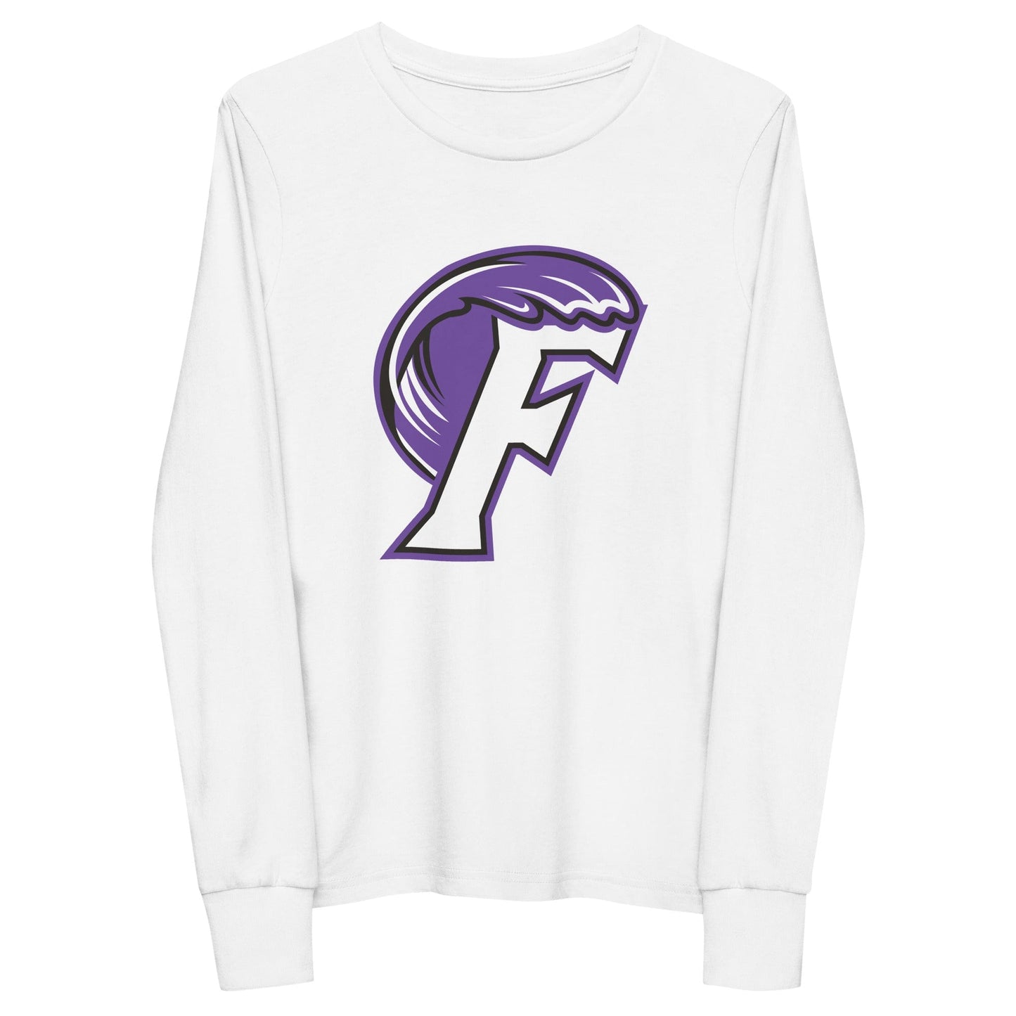 Fletcher High School Lacrosse Youth Cotton Long Sleeve T-Shirt Signature Lacrosse