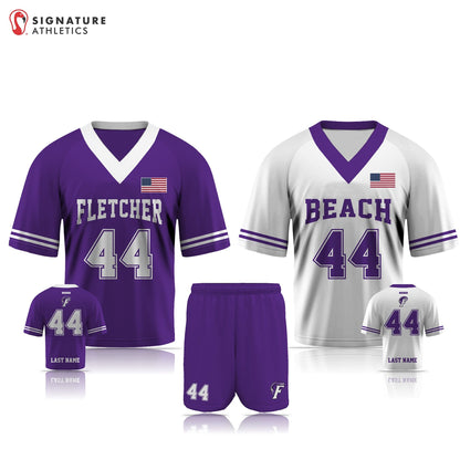 Fletcher Highschool Lacrosse Men's 3 Piece Player Game Package Signature Lacrosse