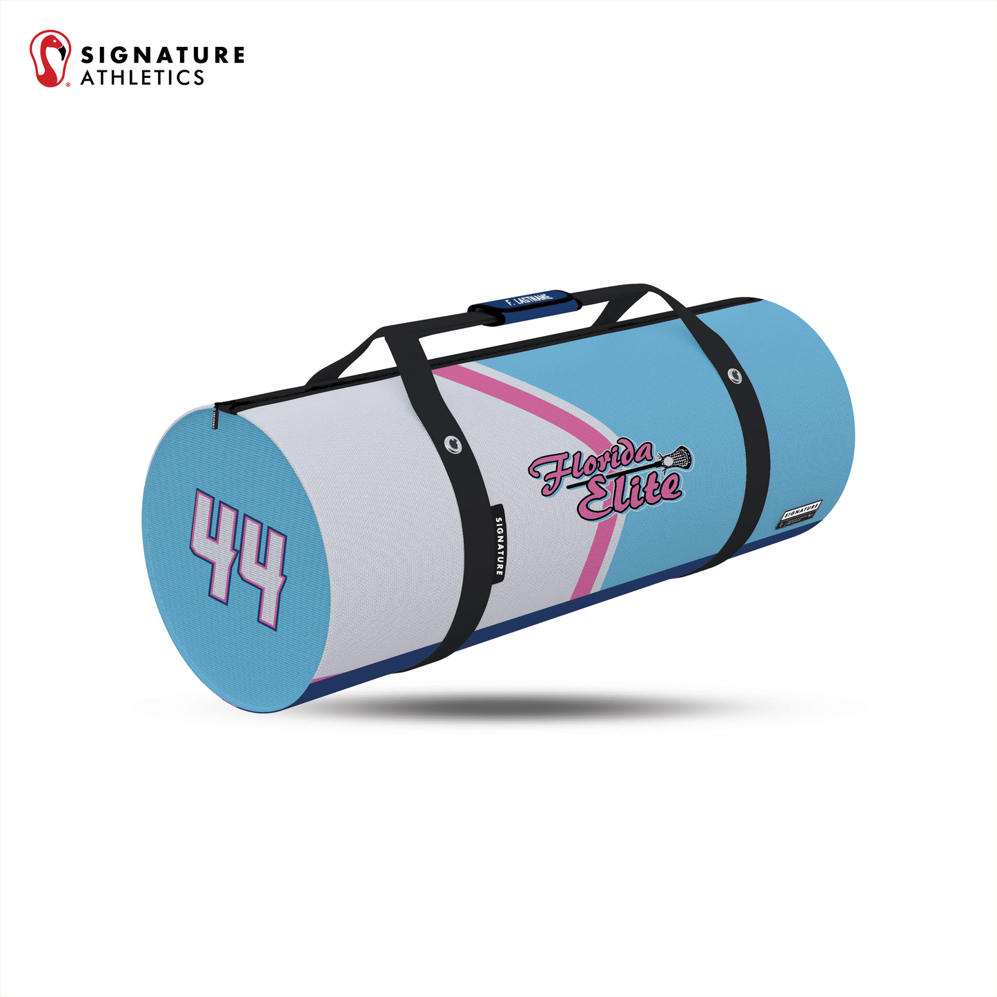 Florida Elite Lacrosse Customizable Large Equipment Duffel Bag Signature Lacrosse