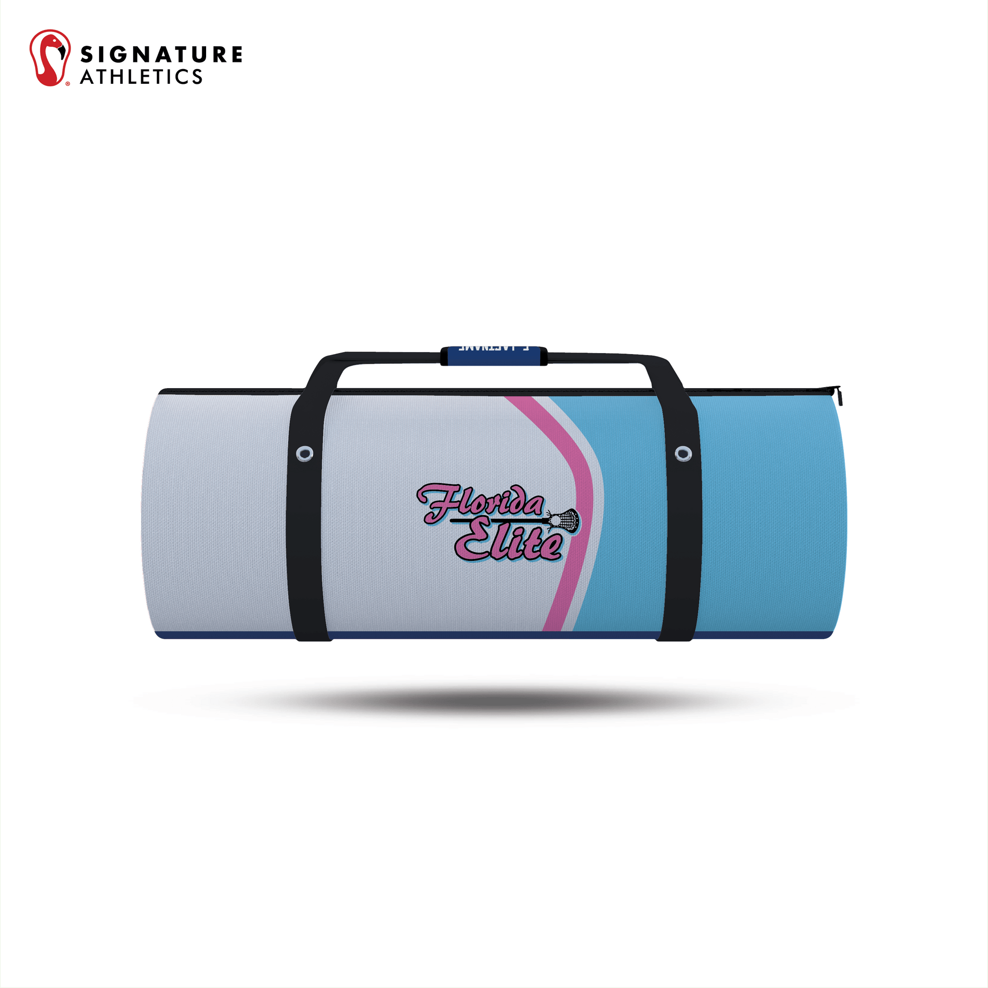 Florida Elite Lacrosse Customizable Large Equipment Duffel Bag Signature Lacrosse