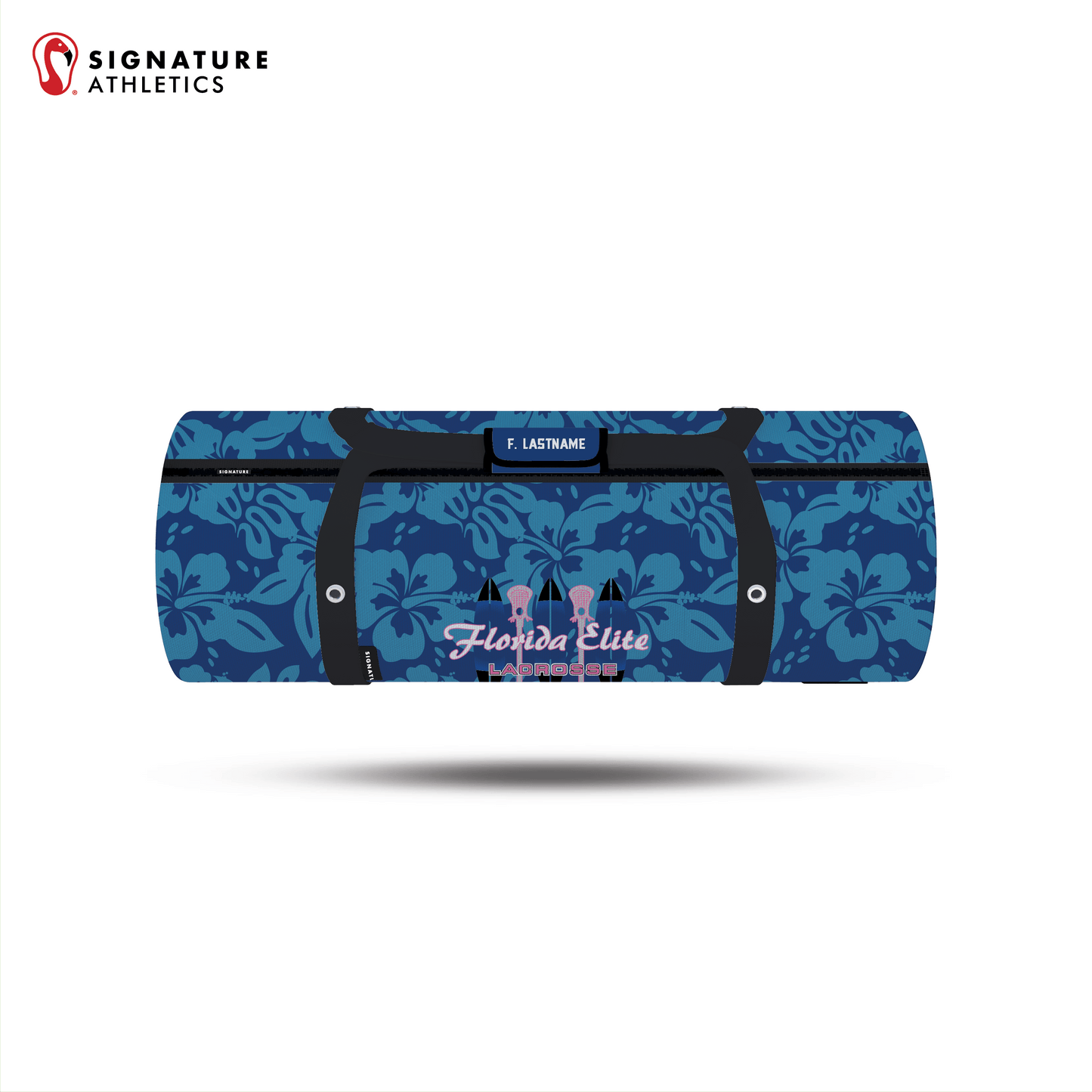 Florida Elite Lacrosse Customizable Large Equipment Duffel Bag Signature Lacrosse
