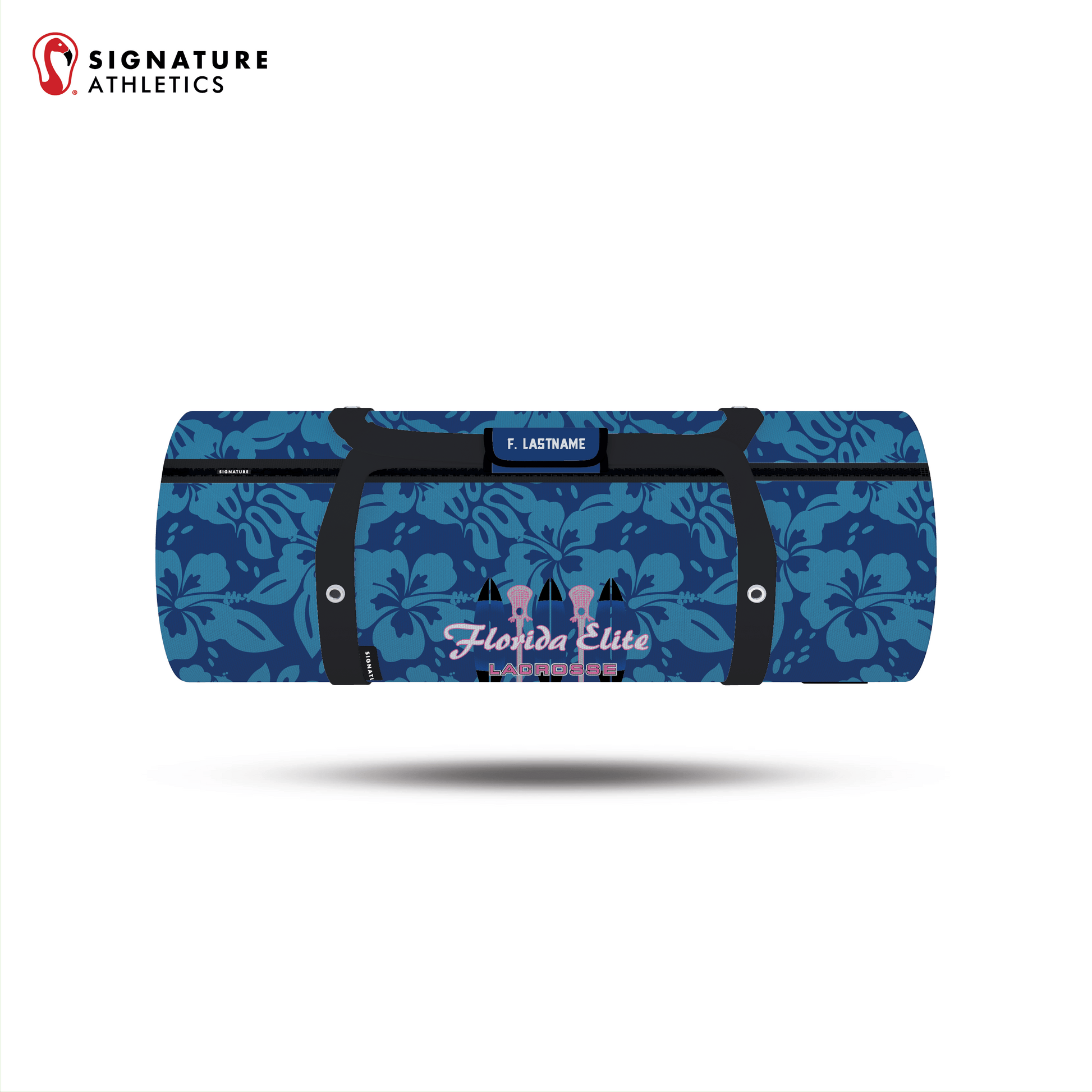 Florida Elite Lacrosse Customizable Large Equipment Duffel Bag Signature Lacrosse