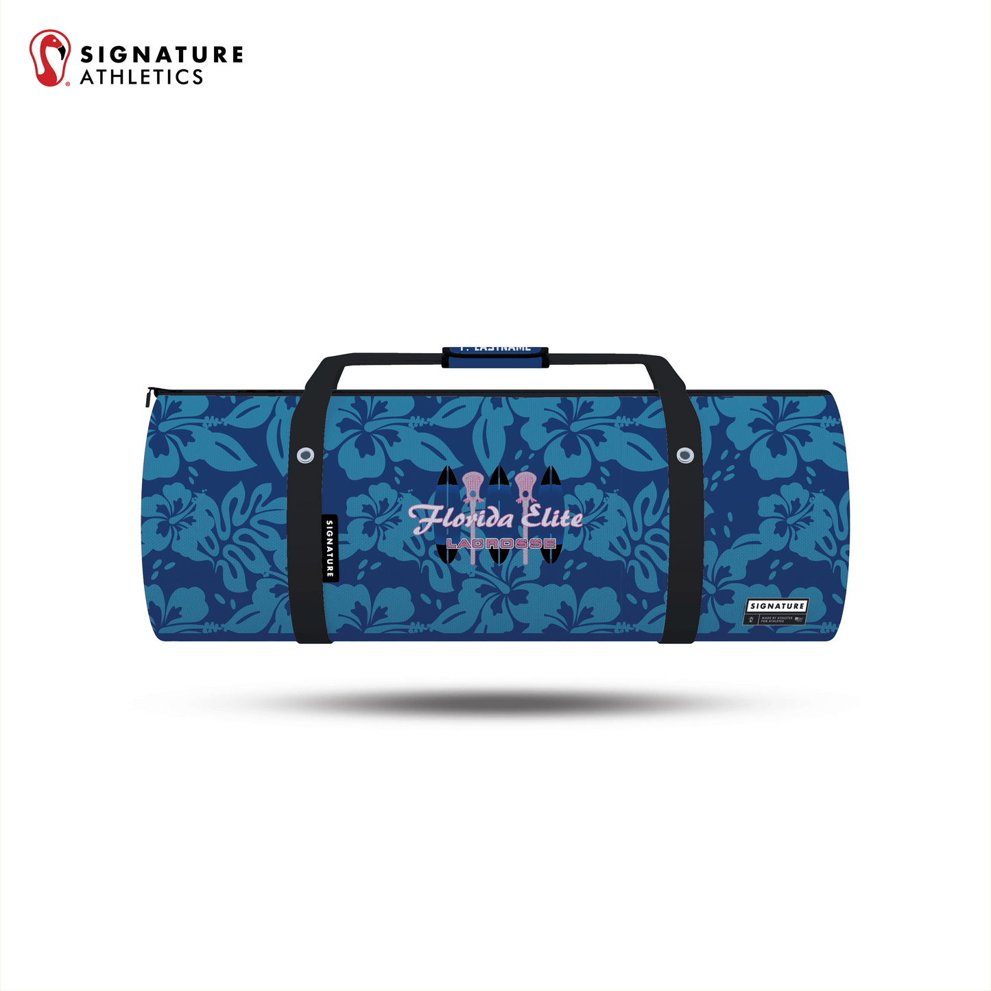 Florida Elite Lacrosse Customizable Large Equipment Duffel Bag Signature Lacrosse