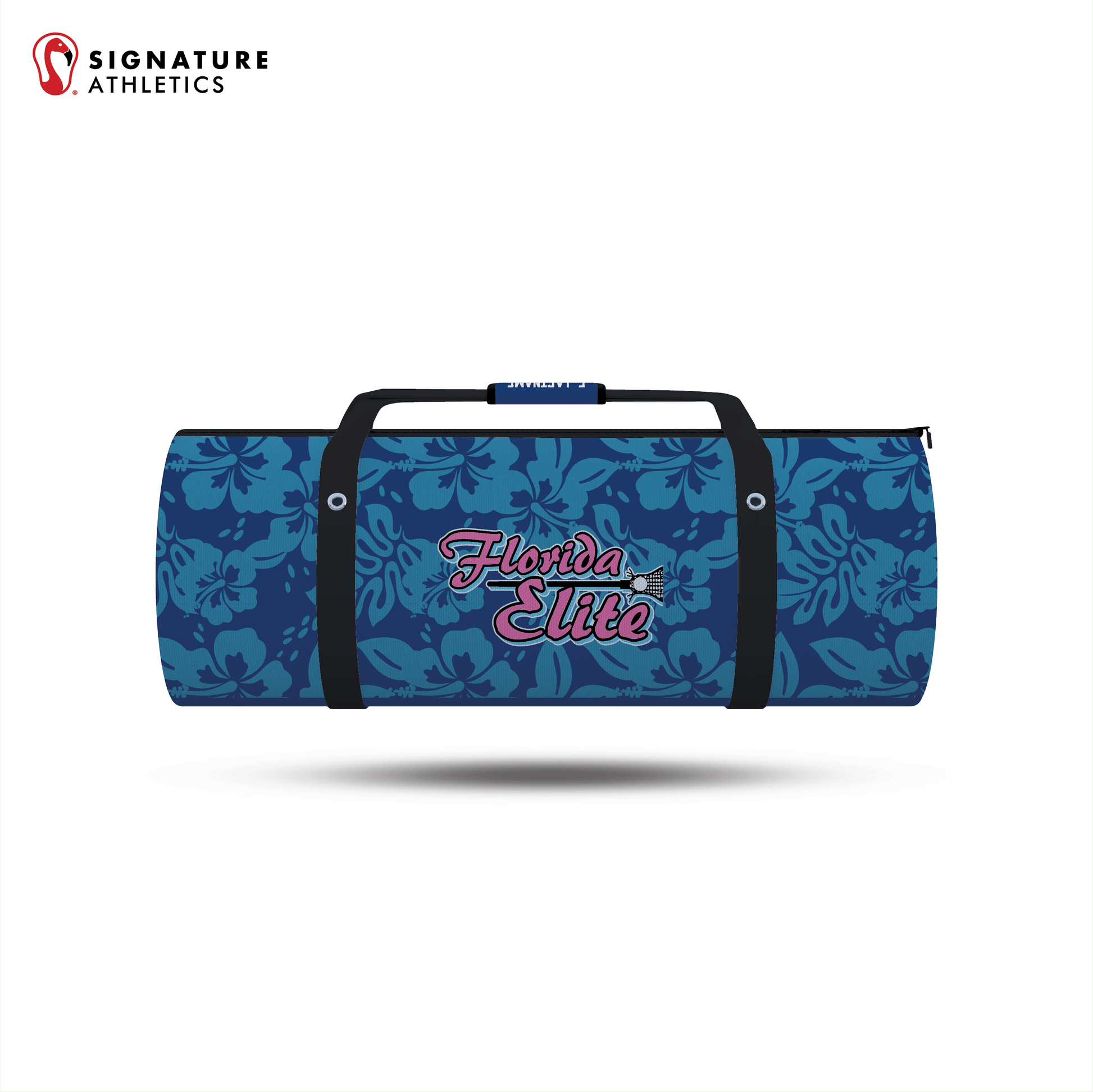 Florida Elite Lacrosse Customizable Large Equipment Duffel Bag Signature Lacrosse