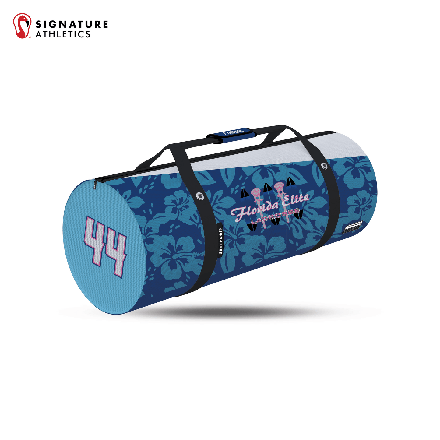 Florida Elite Lacrosse Customizable Large Equipment Duffel Bag Signature Lacrosse