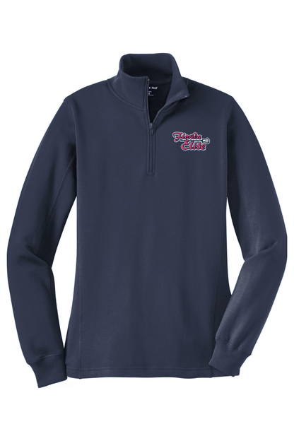 Florida Elite LC Adult Women's Embroidered Quarter-Zip Pullover Signature Lacrosse