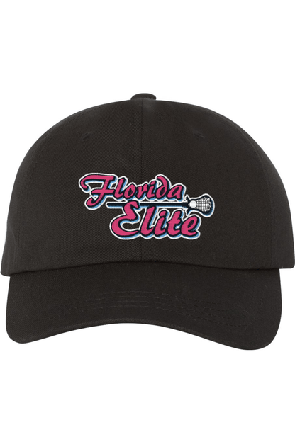 Florida Elite LC Embroidered Dad Hat Signature Lacrosse